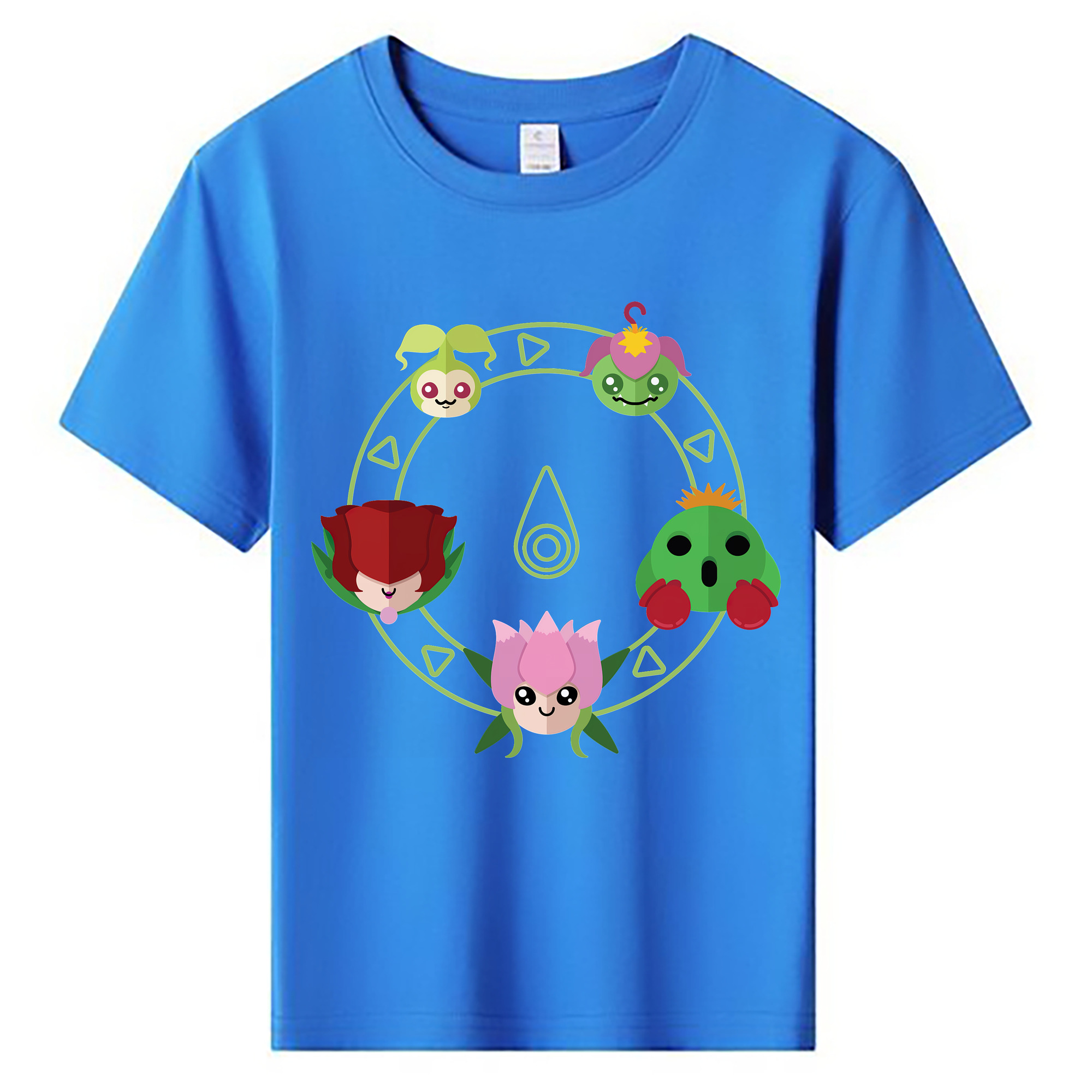 （画像用） Digimon デジタルモンスター/デジモン 綿100％キッズTシャツ（フロントプリント）